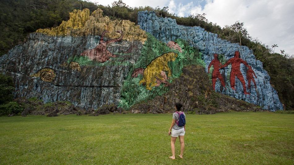 O quer fazer em Viñales: visitar o Mural de la Prehistoria