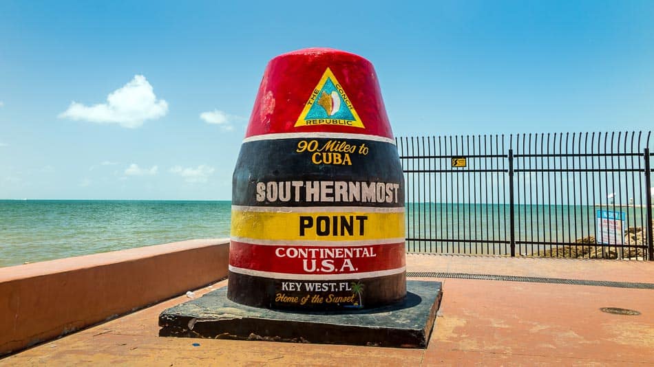 Southernmost Point em Key West, na Flórida