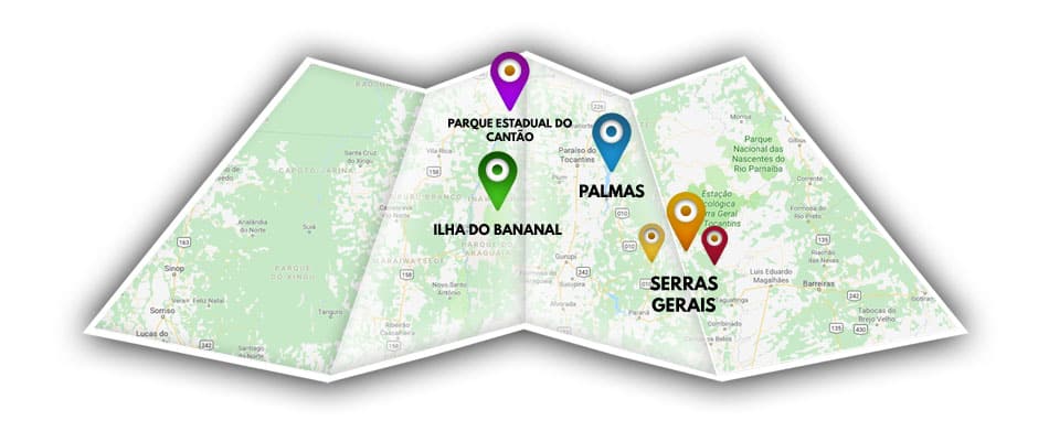 O que fazer no Tocantins: mapa com 3 destinos além do Jalapão