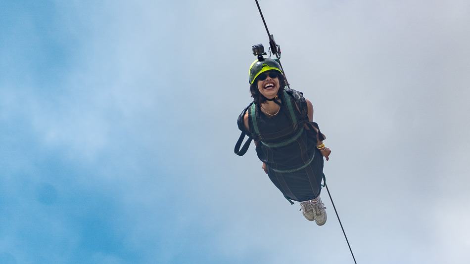 Tirolesa no Toroverde Adventure Park em Porto Rico