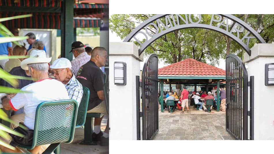 Domino Park em Little Havana, Miami