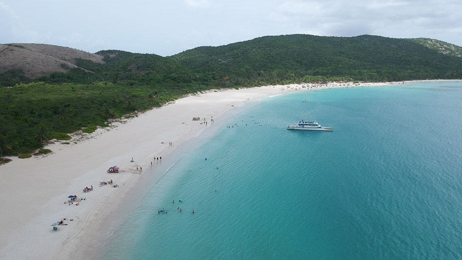 Playa Flamenco, em Porto Rico