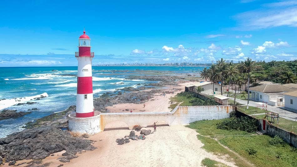 Farol de Itapuã, em Salvador, BA