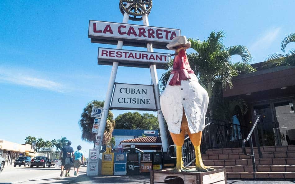 Restaurante La Carrera em Little Havana, Miami