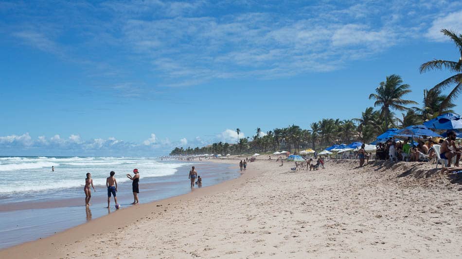 Praia em Salvador, Bahia