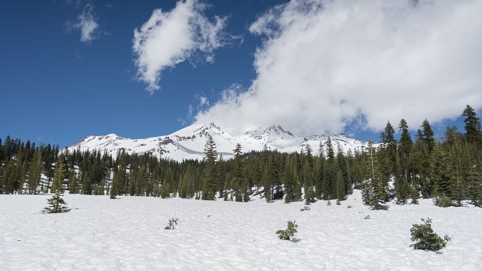 Neve no Mt. Shasta, na Califórnia