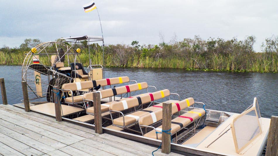 Passeio de airboat na Flórida