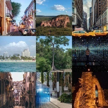 Best Nine do Instagram do Tô Pensando em Viajar