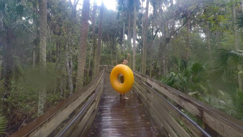 Tubing no Blue Spring Park, em West Volusia, Flórida