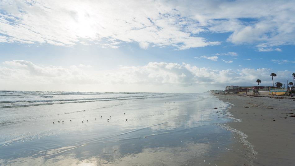 Praia em Daytona Beach, Florida