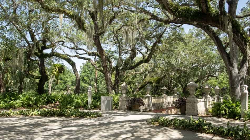 Jardins do Villa Vizcaya, ótimo museu em Miami