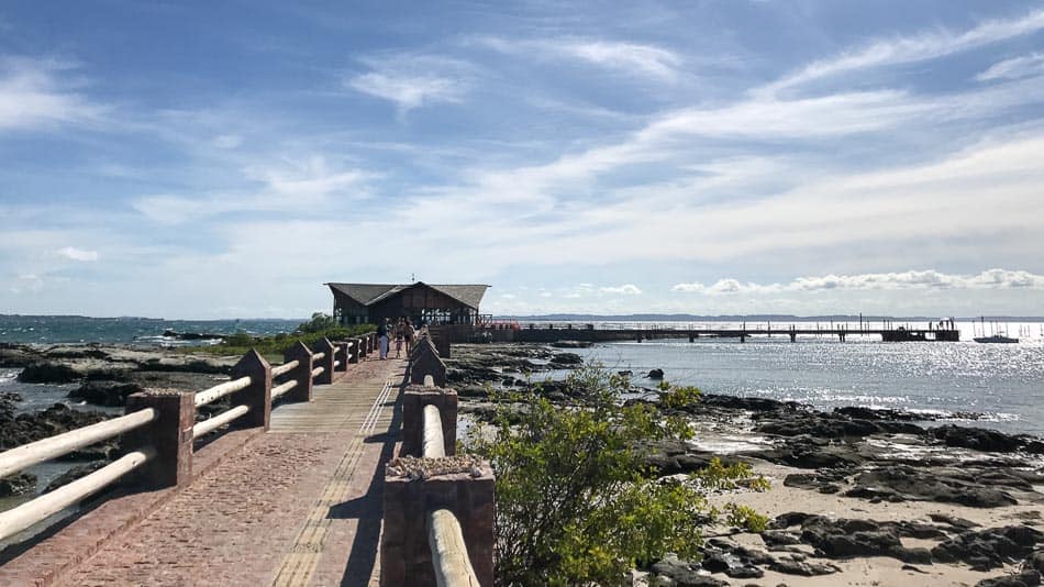 PIer na Ilha dos Frades em Salvador