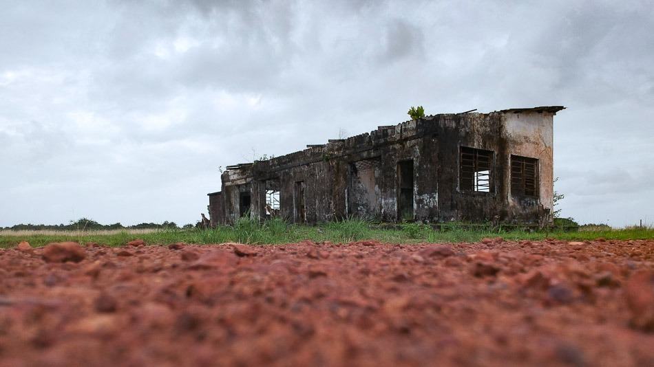 Antiga casa de máquinas da Base Aérea do Amapá