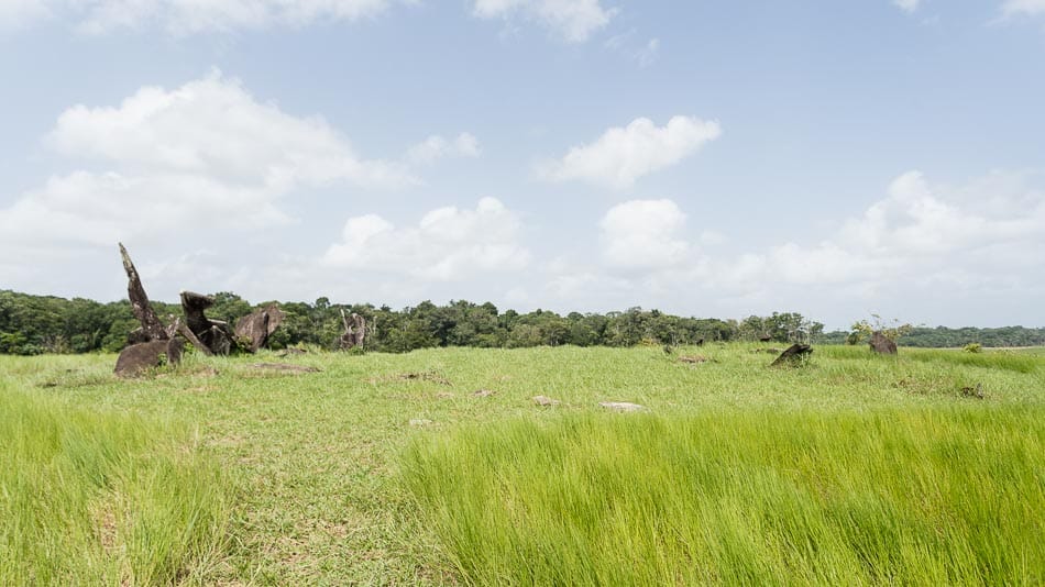 Chegada no Stonehenge do Amapá