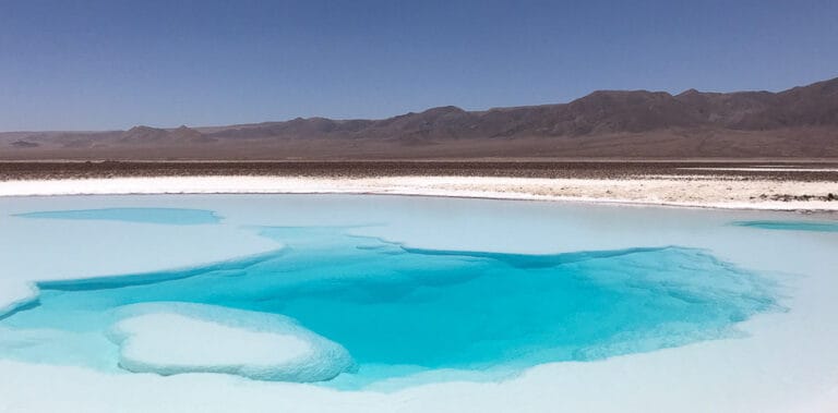 Lagunas Escondidas de Baltinache no Atacama