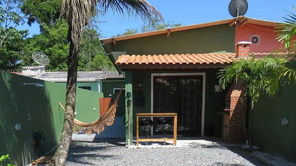 Casa para alugar no Airbnb em Boraceia, litoral nortem de SP