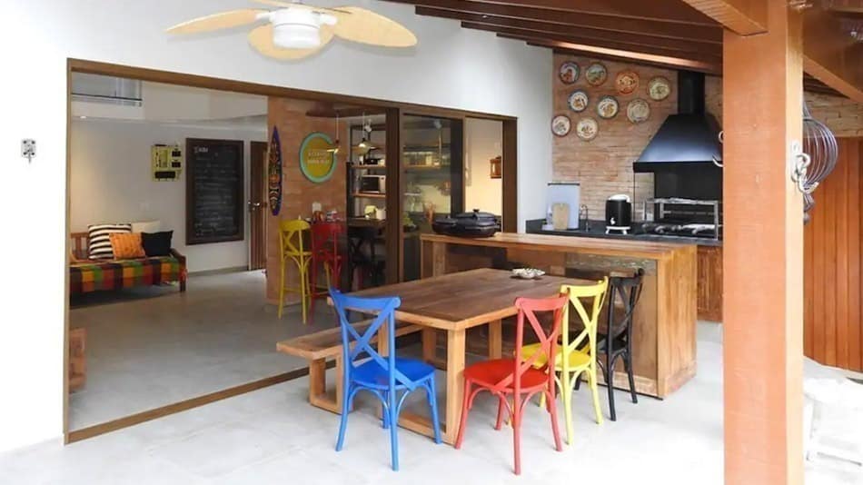 Casa para alugar no Airbnb na praia Barra do Sahy, litoral norte de SP