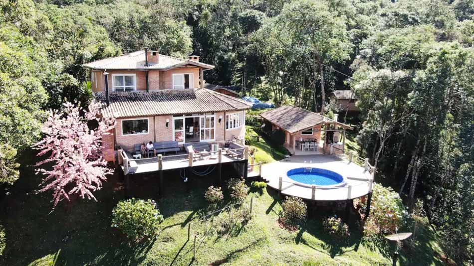 Casa com vista e piscina para alugar pelo Airbnb em SFX
