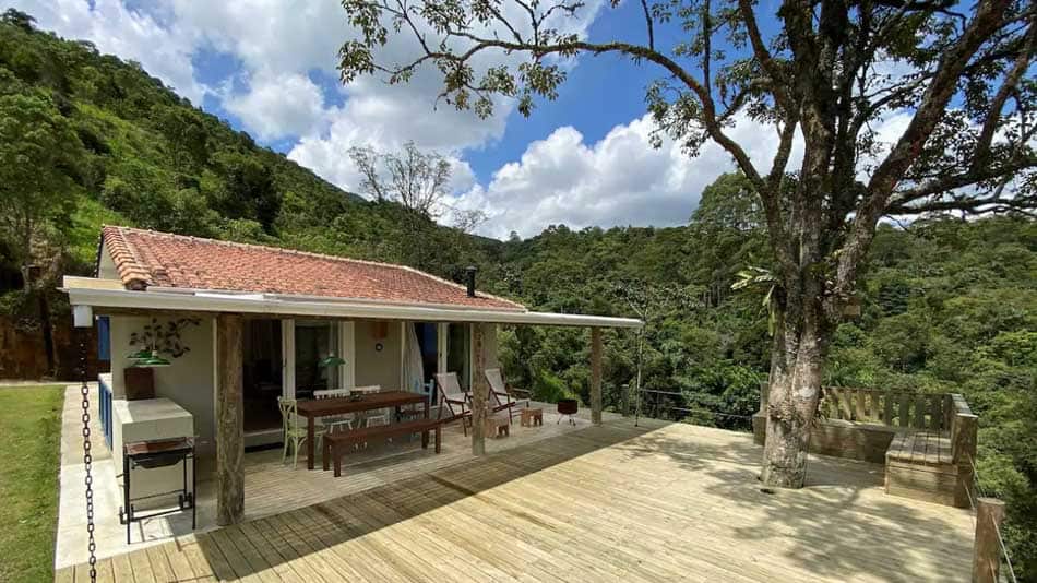Casa com deck e vista para alugar no Airbnb em SFX