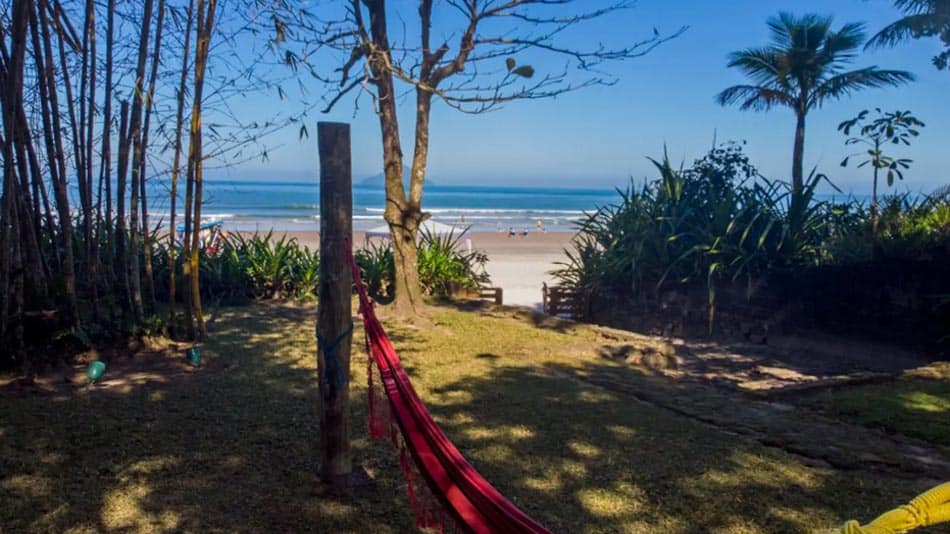 Casa pé na areia para alugar no Airbnb em Juquehy