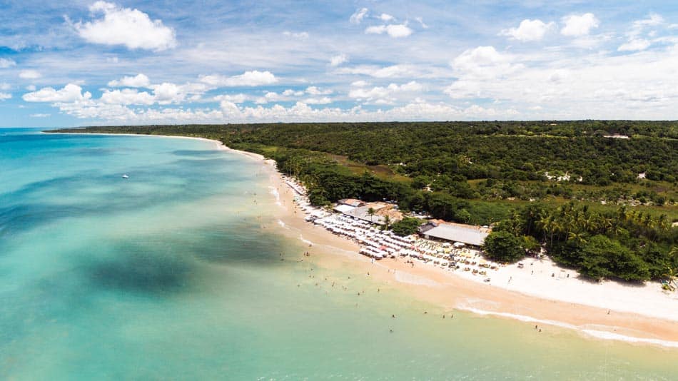 Praia dos Coqueiros em Trancoso