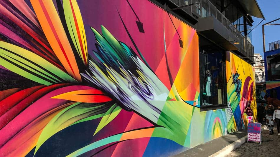 Graffiti do Digital Orgânico no Beco do Batman em SP