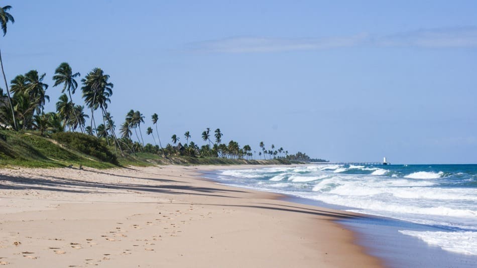 Litoral Norte da Bahia: Praia de Arembepe