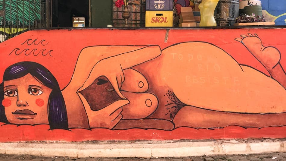 Obra da Magrela no Beco do Batman em SP