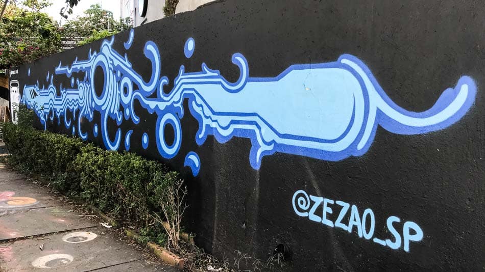 Obra do Zezão no Beco do Batman