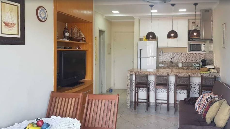 Apartamento para alugar em Ubatuba na praia das Toninhas