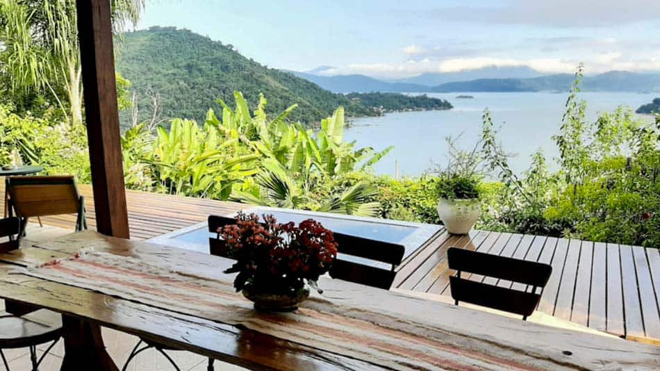 Casa para alugar em Paraty com vista