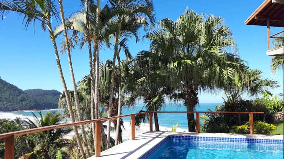 Casa para alugar em Ubatuba com vista