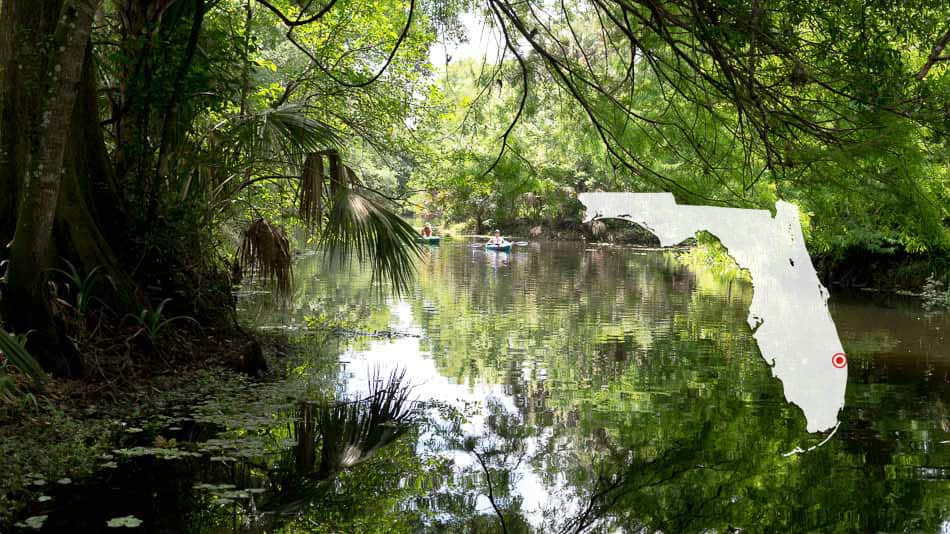 Caiaque no Riverbend Park, em The Palm Beaches