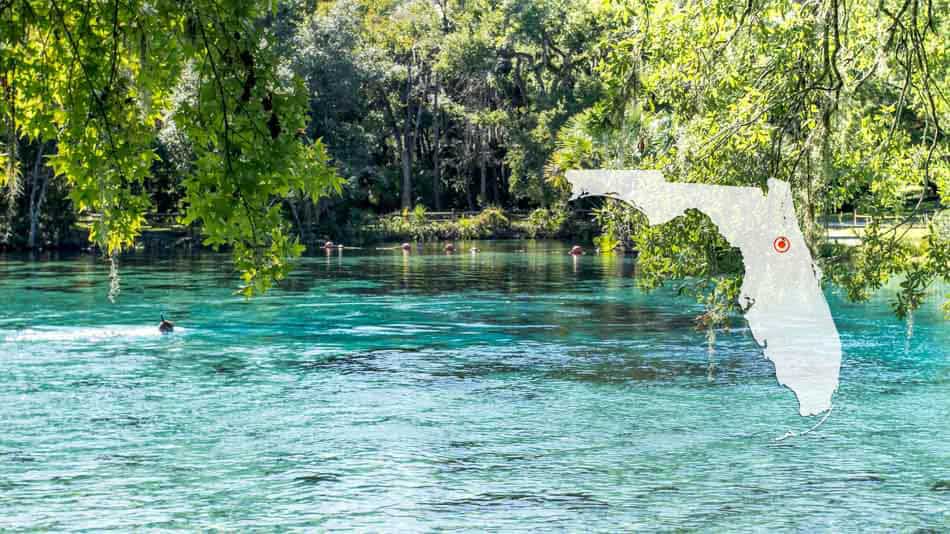 Silver Glen Springs em Ocala, Flórida