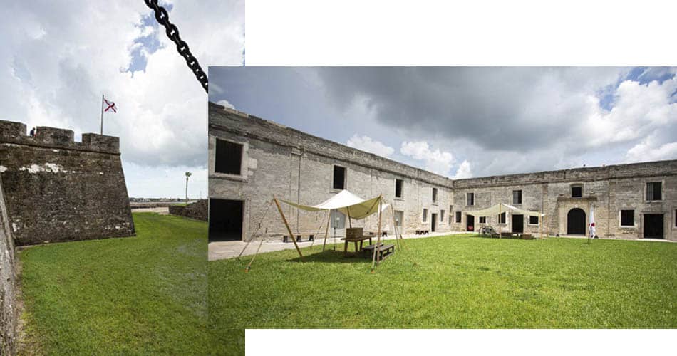 Castillo de San Marcos em St Augustine, cidade perto de Orlando