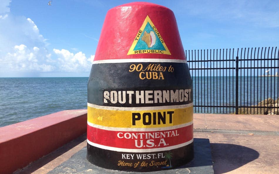 O que fazer na Flórida: visitar o Southernmost Point