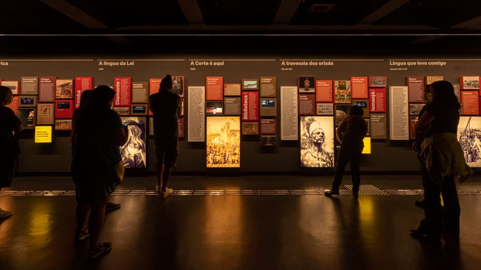 Interatividade no Museu da Língua Portuguesa em SP