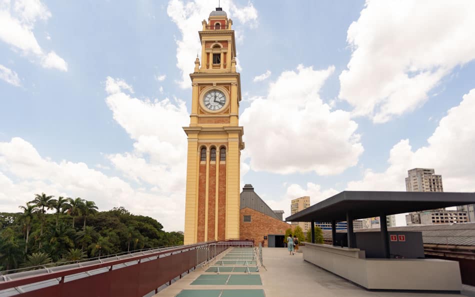 Terraço do Museu da Língua Portuguesa