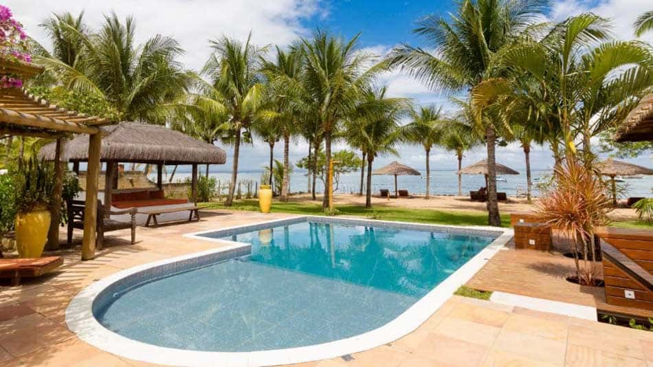 Pousada em Barra Grande com piscina de frente para o mar