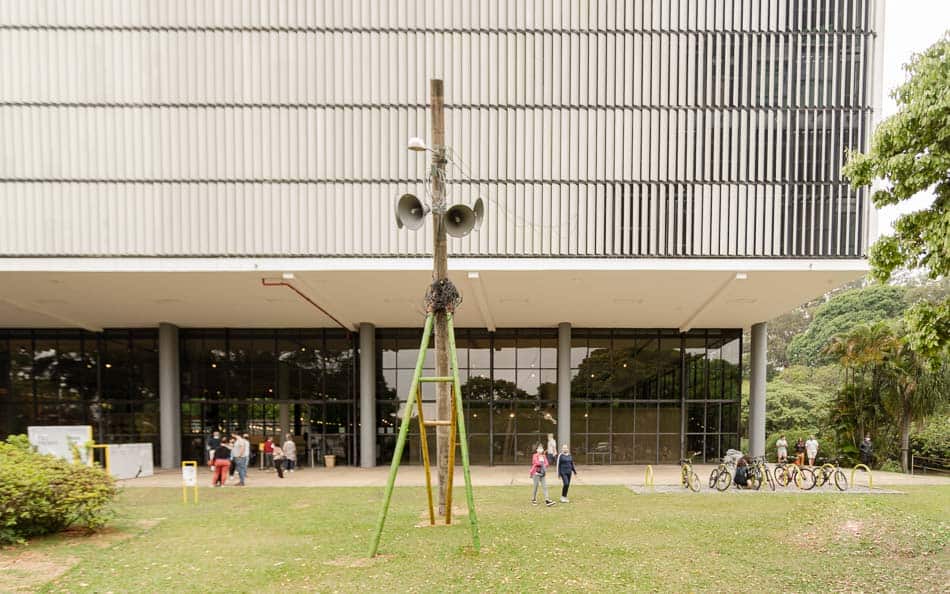 Obra na Bienal de SP