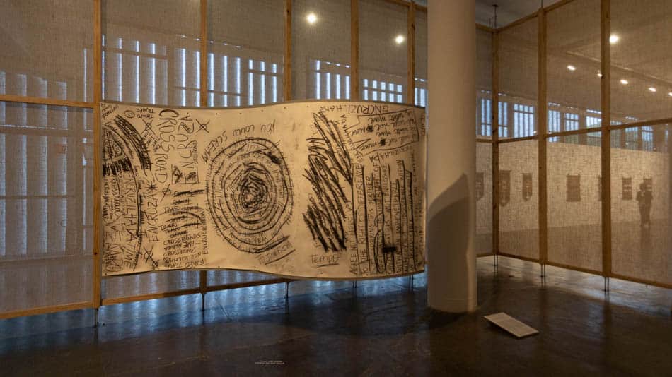 Obra na Bienal de São Paulo