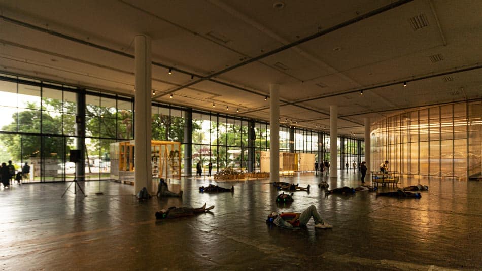 Obra de Roger Bernat na Bienal de São Paulo