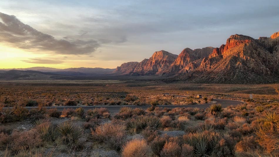 Red Rock Canyon perto de Las Vegas