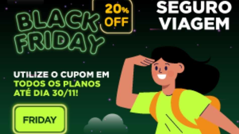 Black Friday de Viagem: cupom Seguros Promo