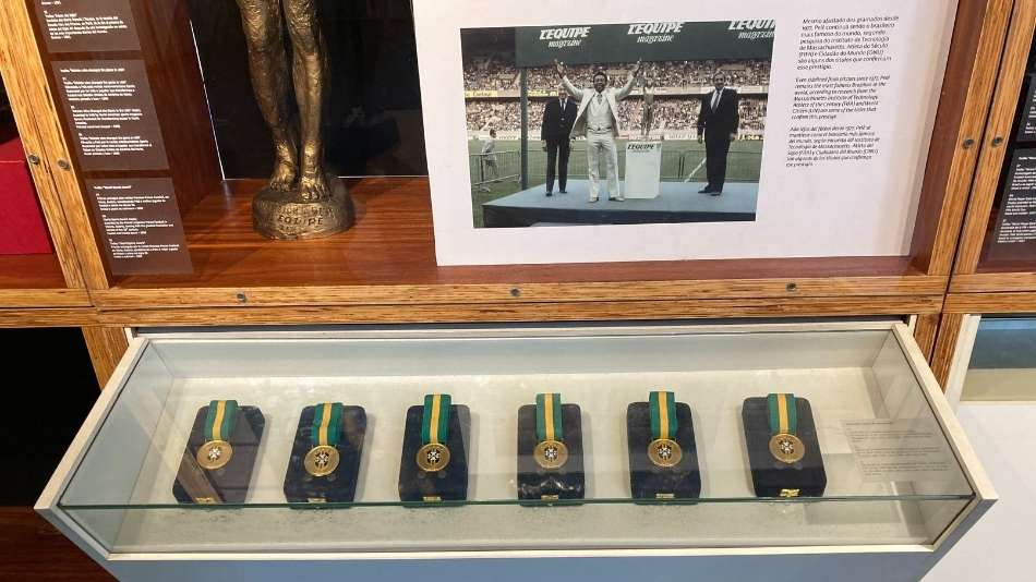 Museu Pelé: medalhas