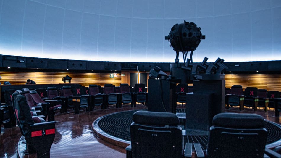 Sala do Planetário Ibirapuera em SP