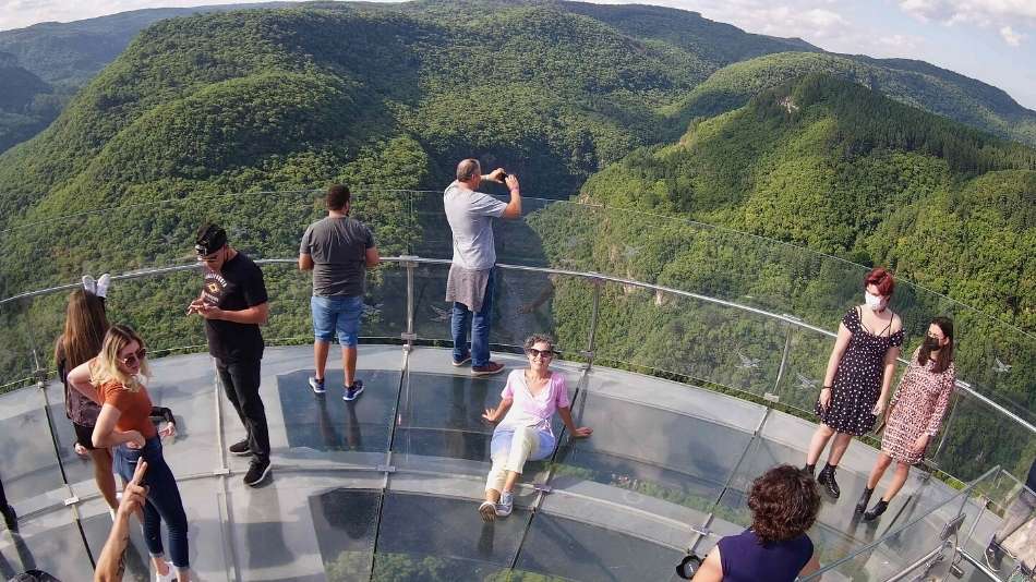 Skyglass Canela: registro da câmera do parque