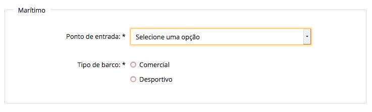 Declaração Juramentada de Saúde do Uruguai via marítima