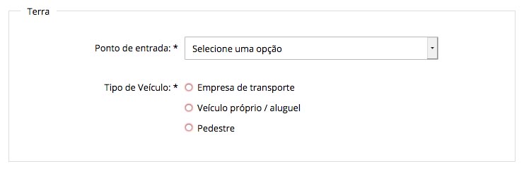 Declaração Juramentada de Saúde do Uruguai via terrestre