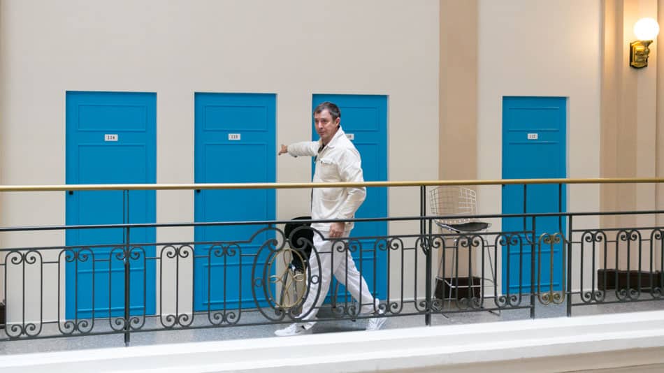 O artista argentina Leandro Erlich no CCBB SP